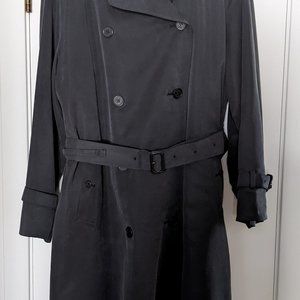 Ladies Burberry Air Force Blue Trench Coat